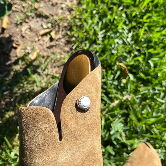 rag & bone clogs ansley golden brown size 37 - Picture 9 of 14